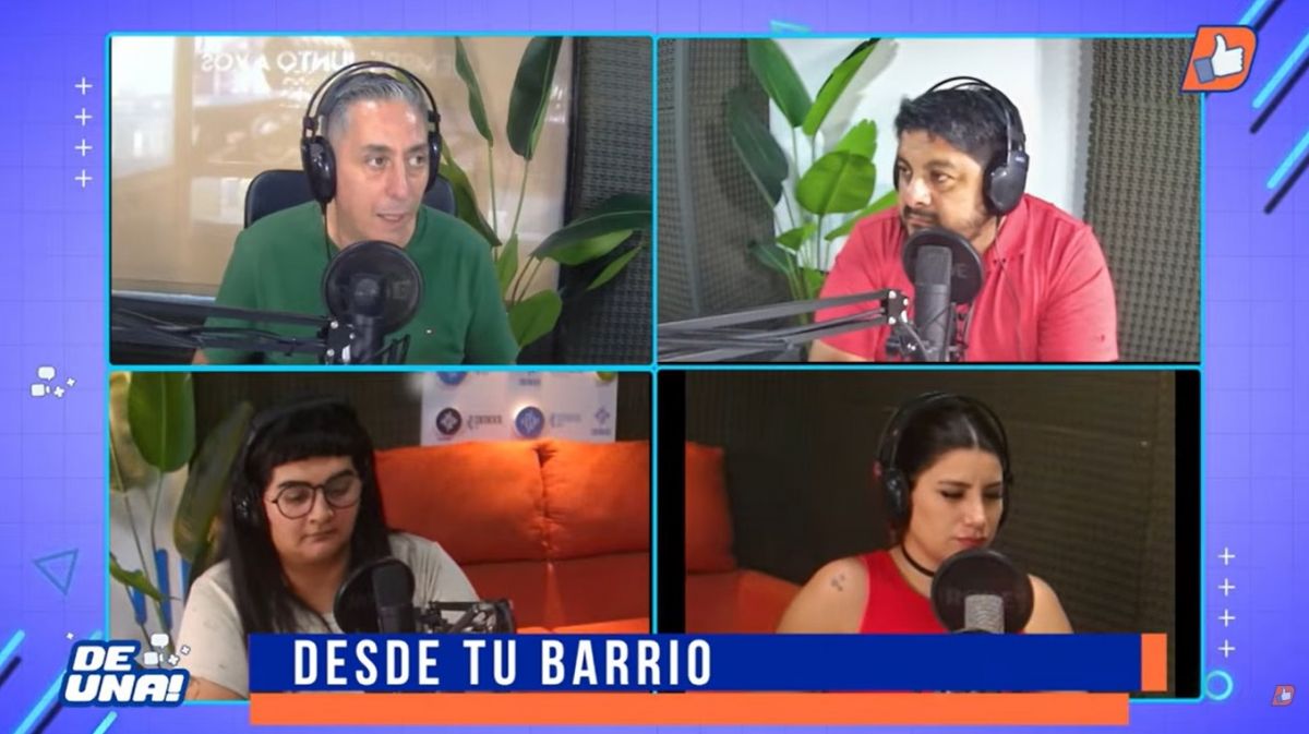 Un concejal streamer, carteles con mensajes y ayuda para el Cottolengo Don Orione