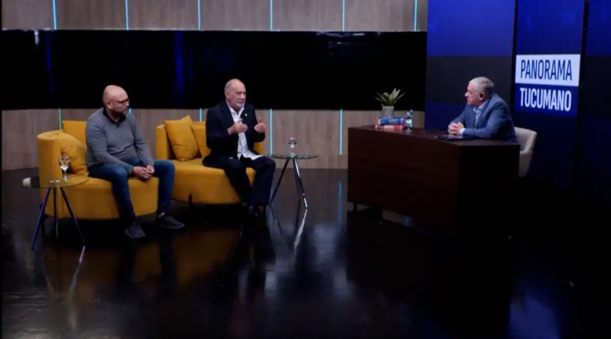 EL ANÁLISIS. En el estudio del programa, los especialistas, Sánchez y Mustafá, hablaron sobre el consumo problemático en la sociedad actual.