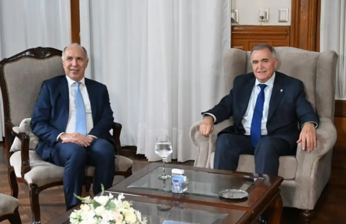 El gobernador, Osvaldo Jaldo, recibió al ministro de la Corte Suprema de Justicia de la Nación, Ricardo Lorenzetti.