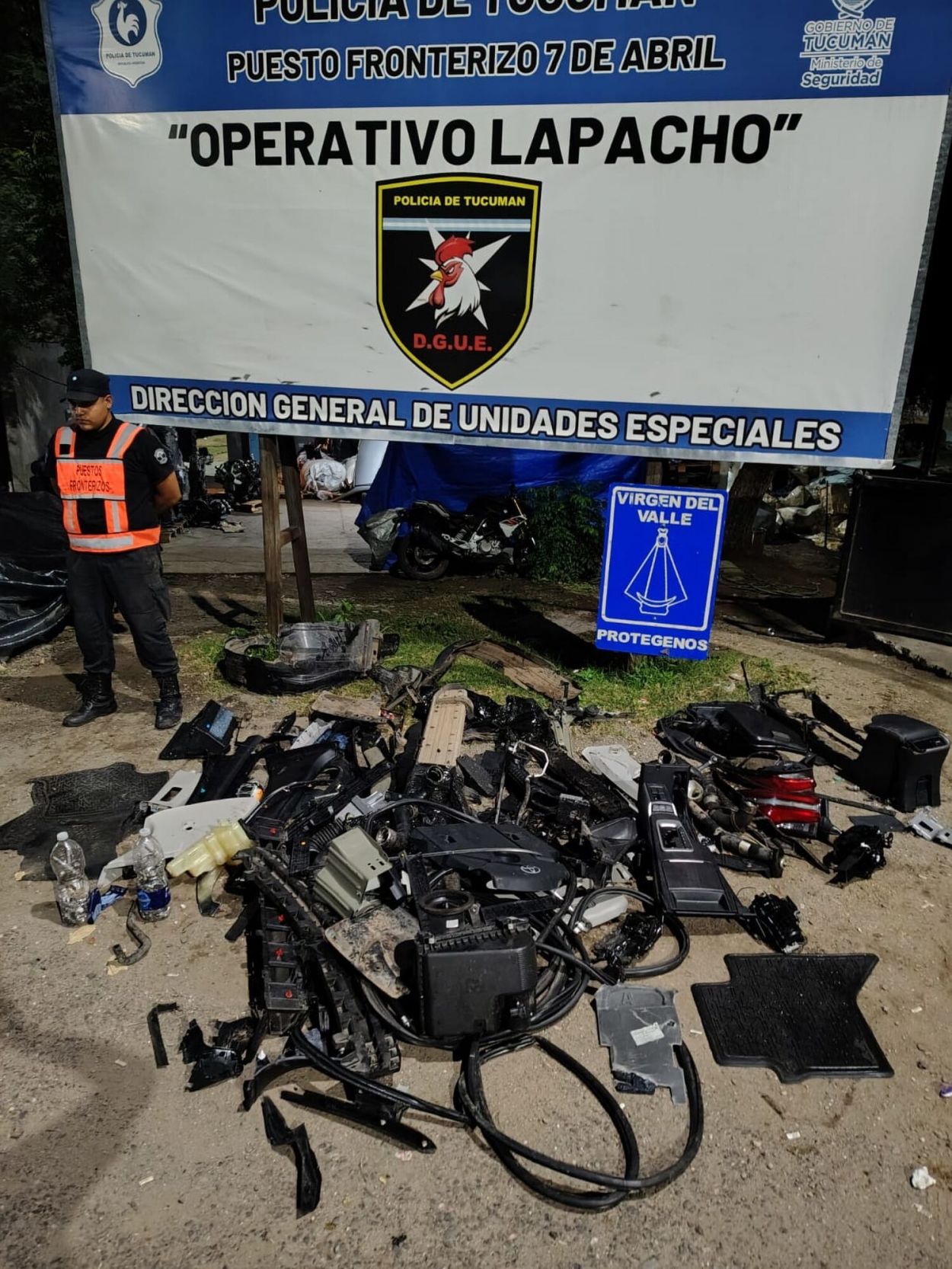 EL CASO QUE GENERÓ SORPRESAS. La camioneta Toyota SW4 fue robada en Buenos Aires el 7 de Abril, la desarmaron íntegramente y sus partes fueron despachadas a Orán en cuatro envíos diferentes.