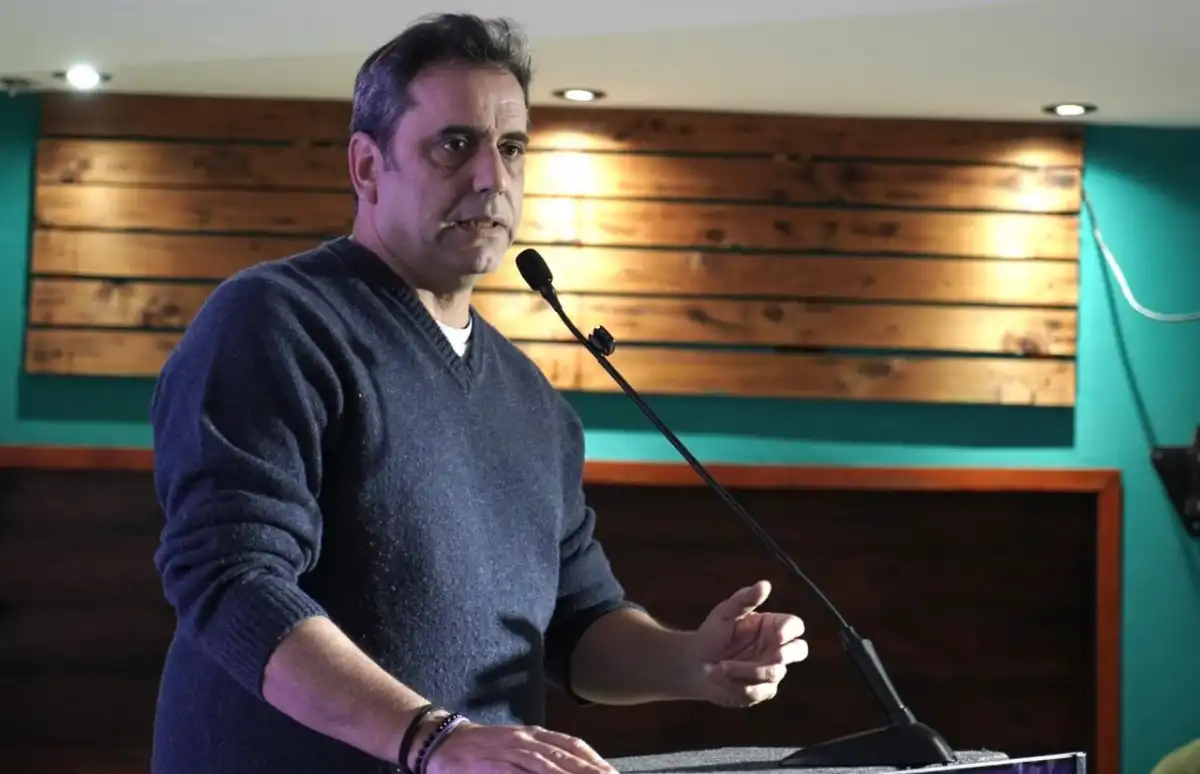 EN LAS TALITAS. En su discurso, Catalán apuntó contra el Gobierno provincial. 