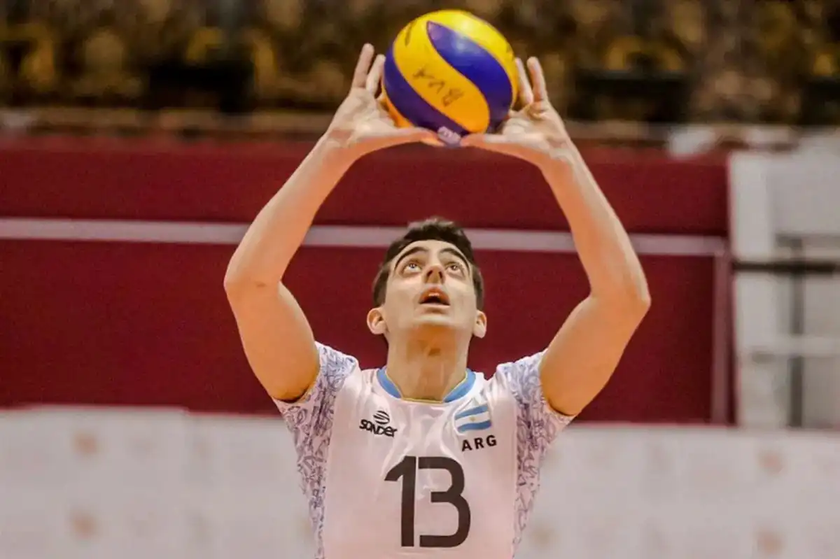 ORGULLO MONTERIZO. Federico Arquez volvió a ser convocado a la selección argentina de vóley.