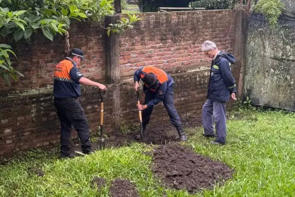 Estafas millonarias y un misterio: investigan si enterraron dinero en un country de Yerba Buena