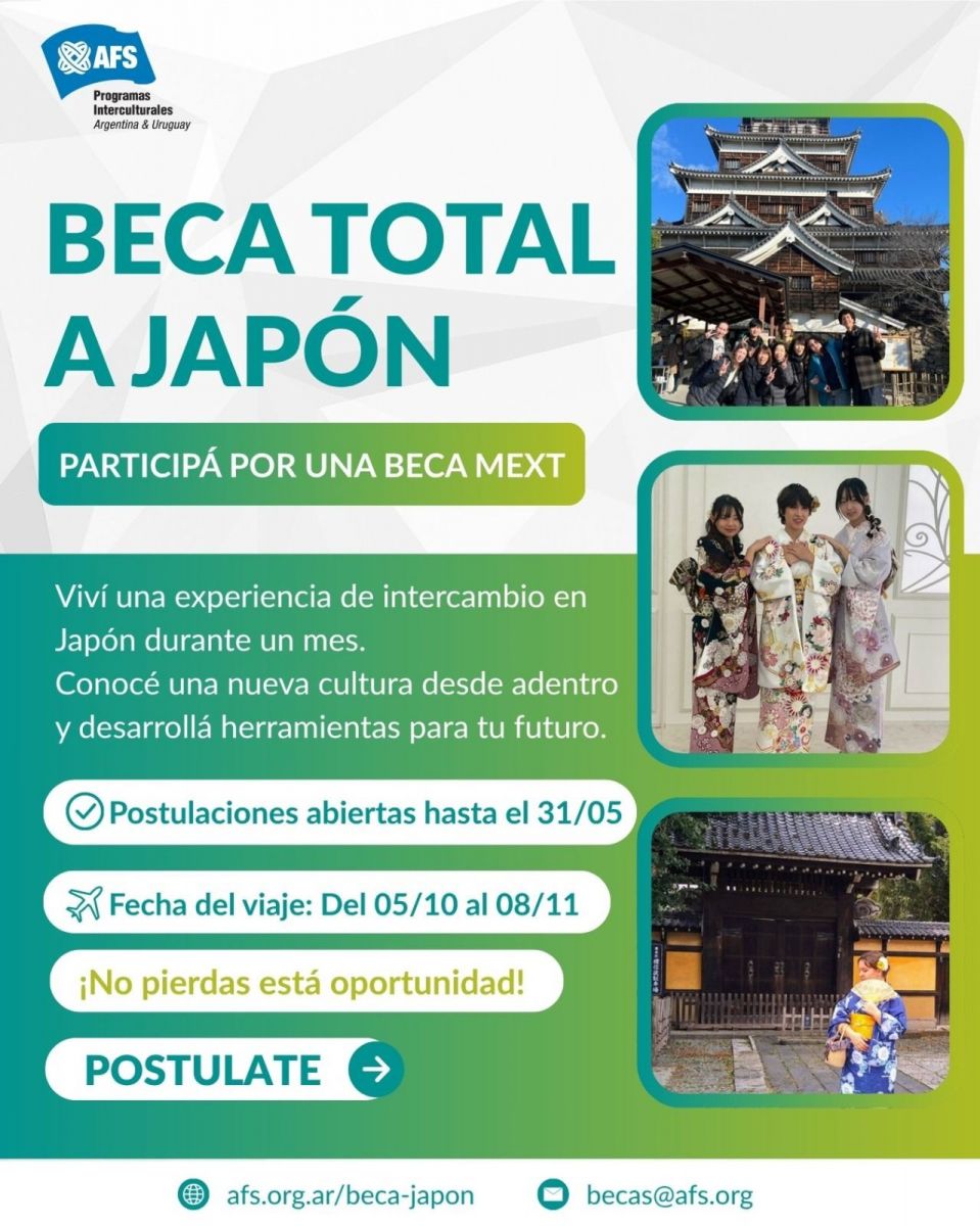 CONVOCATORIA. Estará abierta hasta el 31 de mayo para jóvenes de 15 a 18 años.