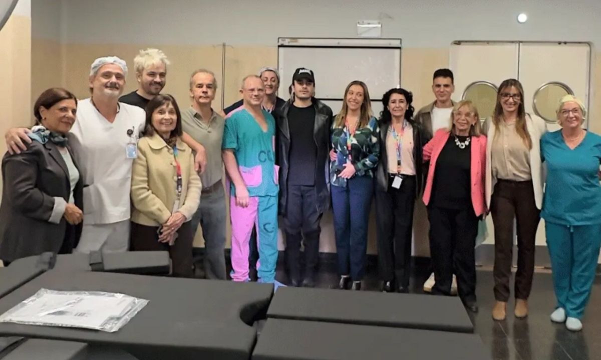 Los hermanos Sardelli, de Airbag, apadrinaron el Garrahan con una importante donación