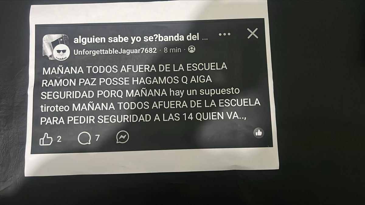 Seis denuncias en una mañana: investigan una seguidilla de amenazas de tiroteo en escuelas de Tucumán