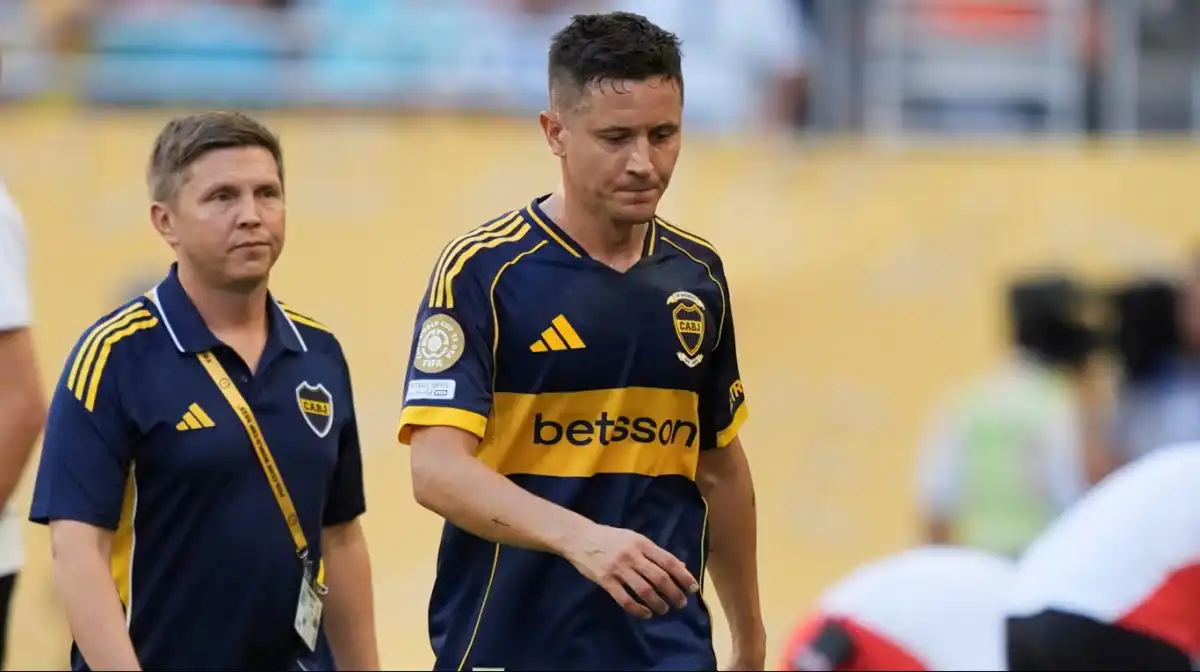 Malas noticias para Boca: Ander Herrera sufrió un nuevo desgarro y estará casi un mes afuera