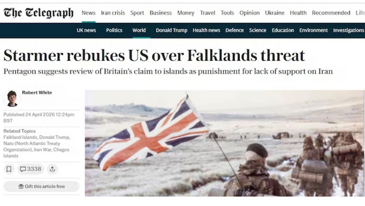 Así reaccionaron los medios británicos al mail filtrado que pone en duda el apoyo de Trump por Malvinas