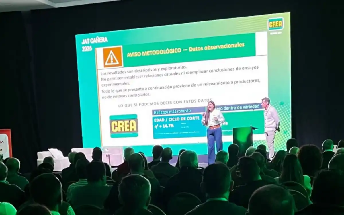 Jornada Cañera CREA NOA 2026: producción y desafíos