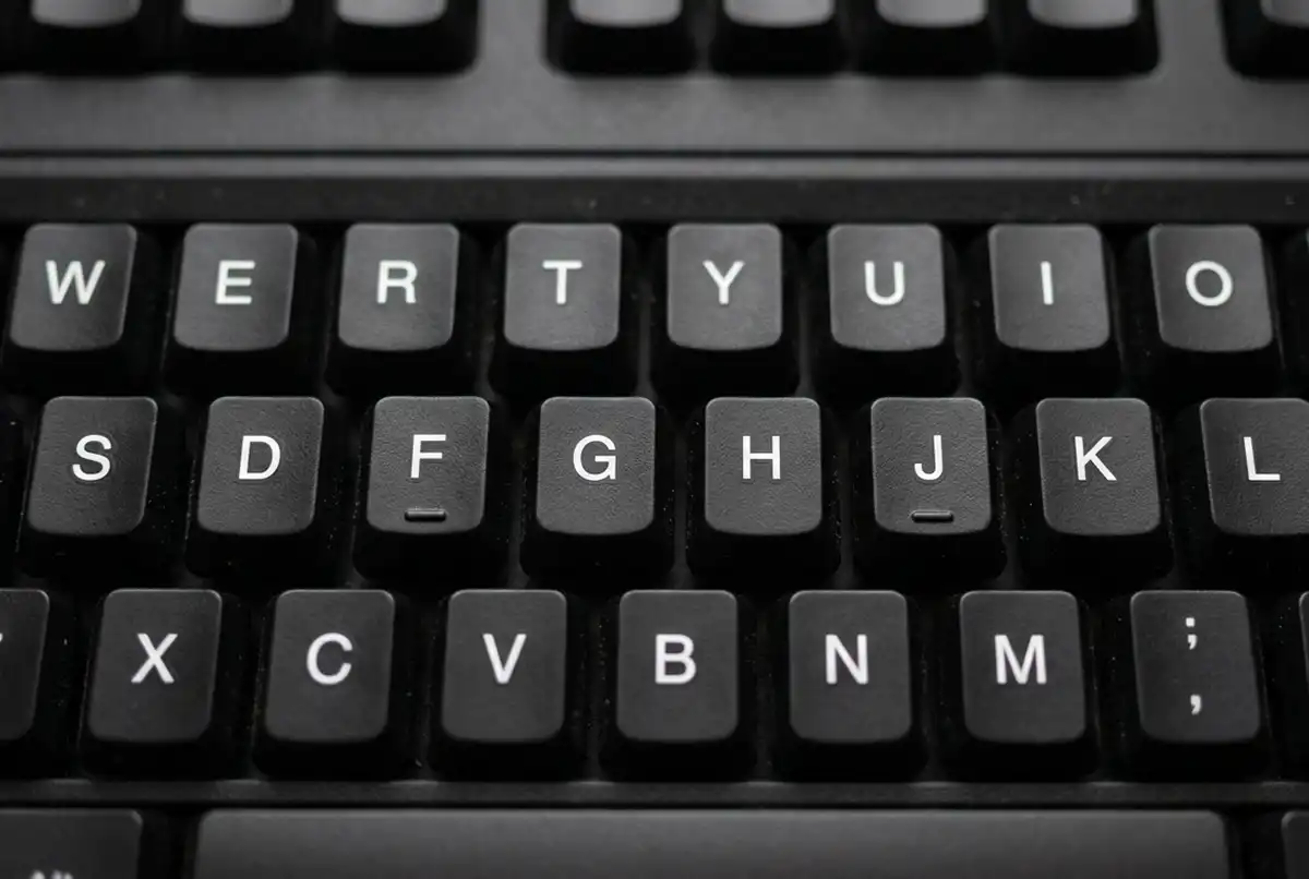 Los relieves en las teclas F y J no son un error: la habilidad que permiten desarrollar