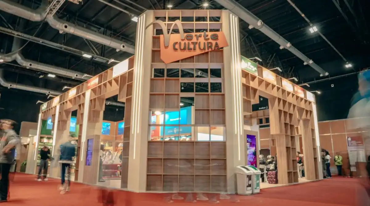 EN EL PABELLÓN OCRE. Allí se ubica el stand que Tucumán comparte con Salta, Jujuy, La Rioja y Catamarca. foto gentileza de matías long