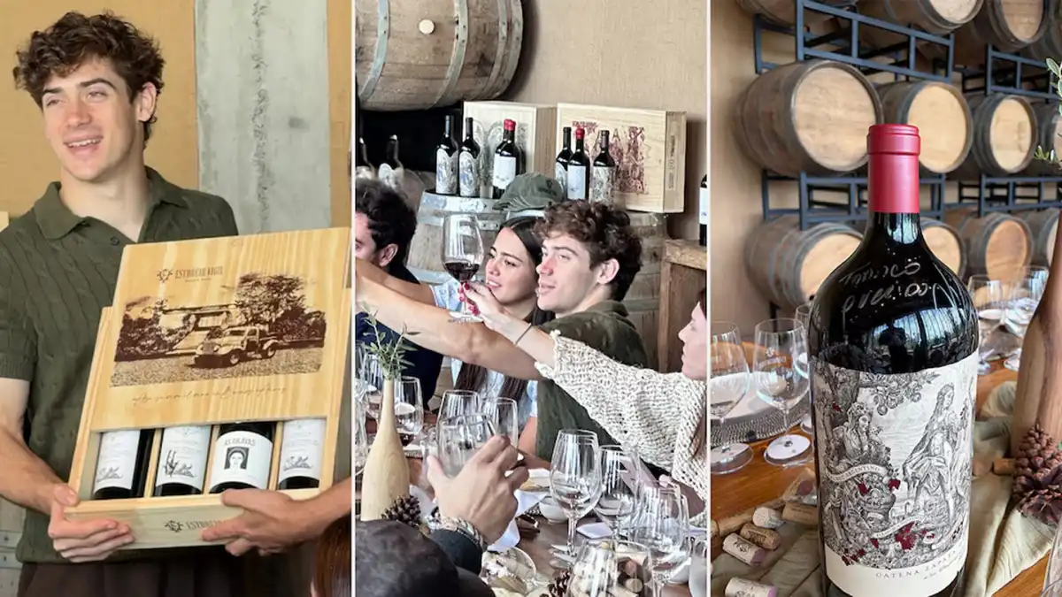 Franco Colapinto y Maia Reficco disfrutaron un íntimo almuerzo antes del show de Fórmula 1