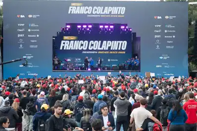 Colapinto en Buenos Aires: “Se me pone la piel de pollo” antes del show de Fórmula 1