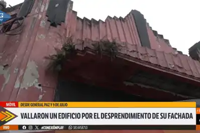 Precaución en el centro: refuerzan el vallado en la esquina de 9 de Julio y General Paz