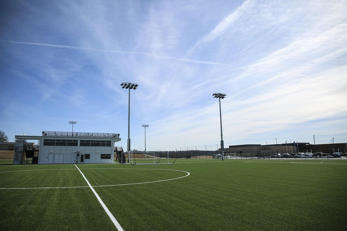 PRECISIÓN. Canchas impecables donde Scaloni diagramará cada entrenamiento.