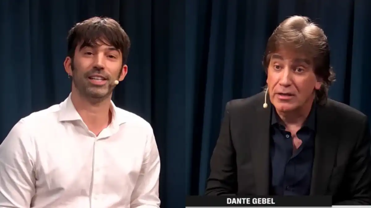 PEDRO ROSEMBLAT Y DANTE GUEBEL. El conductor respondió a las críticas luego de la entrevista en Gelatina. 