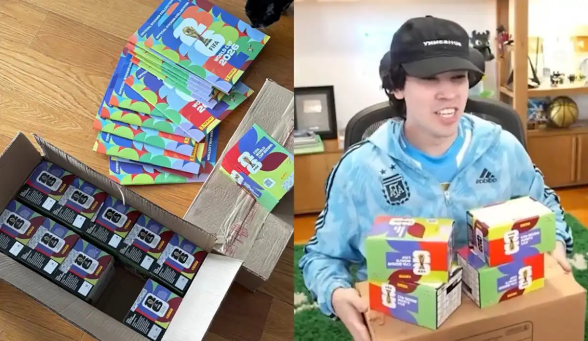 Spreen completó el álbum del Mundial en tiempo récord. 