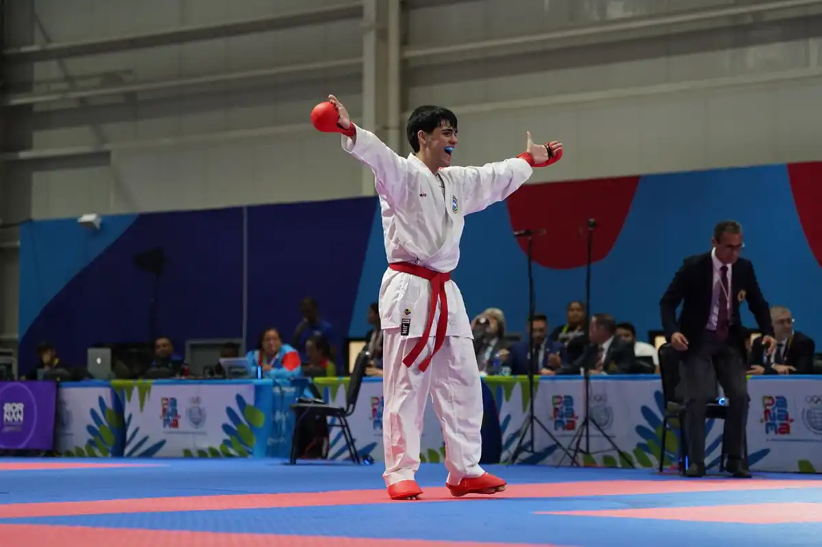 Lisandro Fontana es una de las grandes promesas del karate argentino.
