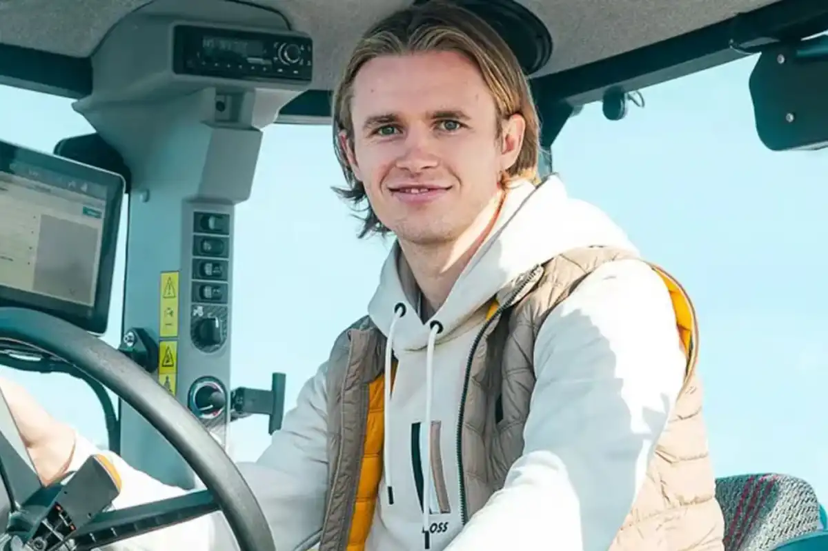 Patrick Wimmer, futbolista de la selección austríaca. 