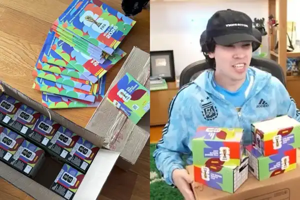 El streamer Spreen completó el álbum del Mundial en tiempo récord: 18 horas y una inversión millonaria en figuritas