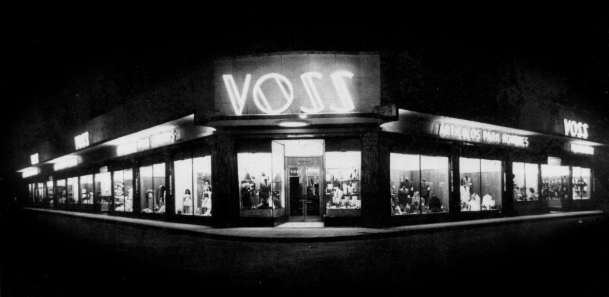 Recuerdos fotográficos: 1924. Casa Voss, al estilo de las tiendas de París o de Buenos Aires