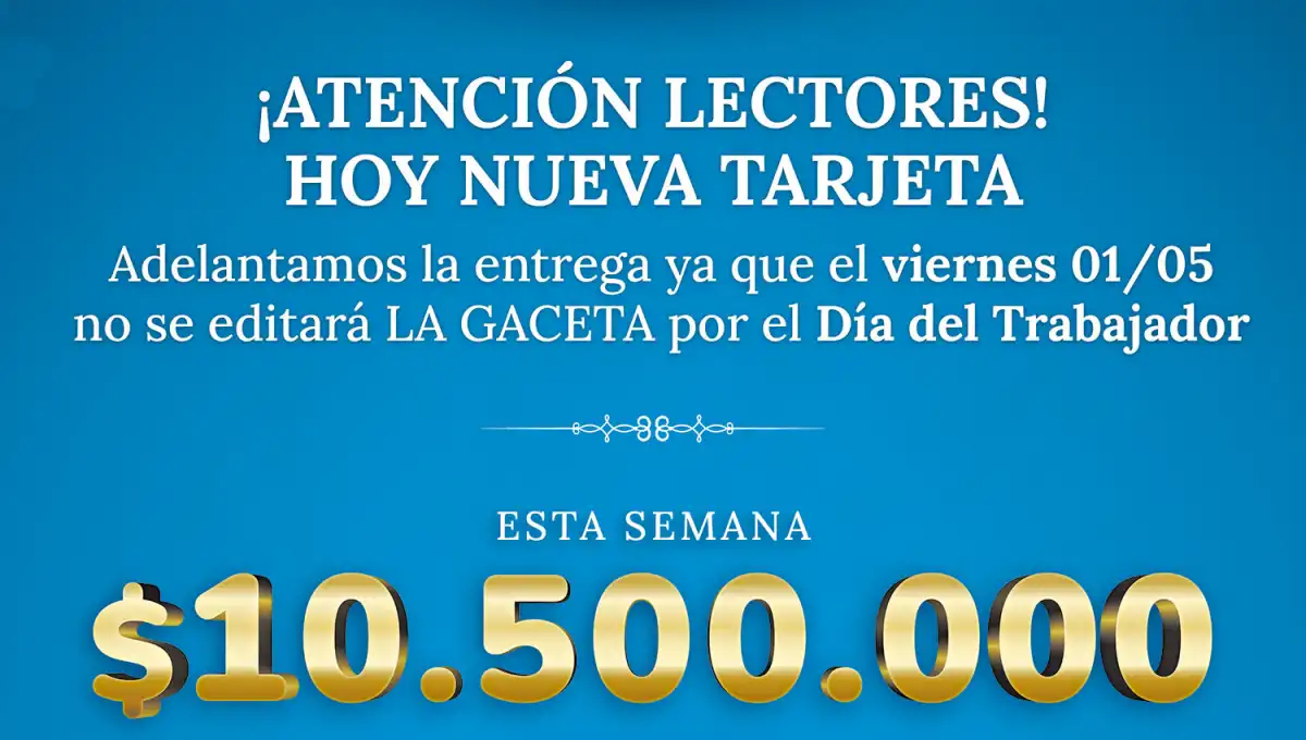 Números de Oro acumuló un pozo de $10.500.000 para esta semana: ¡Reservá hoy tu tarjeta!