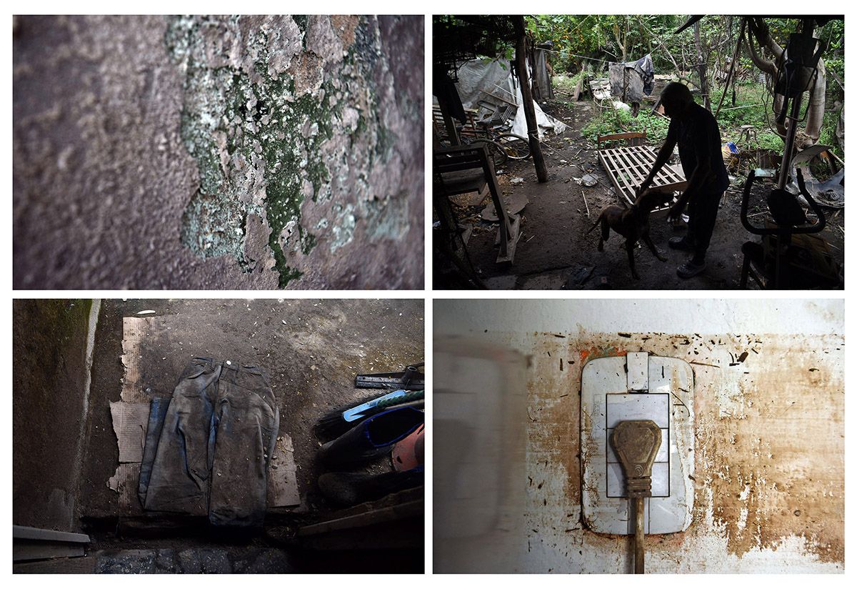 UNA HUMEDAD PEGAJOSA: El agua se ensaña con todo lo que toca. La ropa, los muebles, las paredes, los electrodomésticos. Nada sirve. FOTOS: DIEGO ARÁOZ