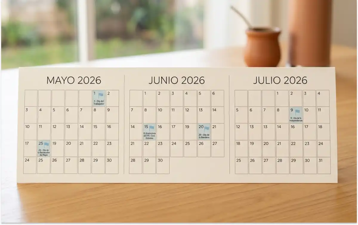 Mayo todavía tiene un feriado y un fin de semana largo: ¿cuándo serán?