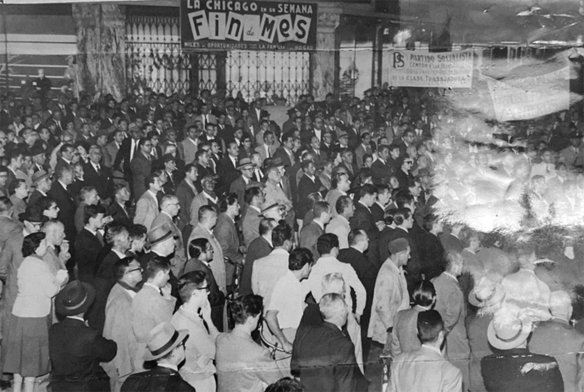 Recuerdos fotográficos: de protestas sofocadas a palos y de actos masivos, en 14 fotos