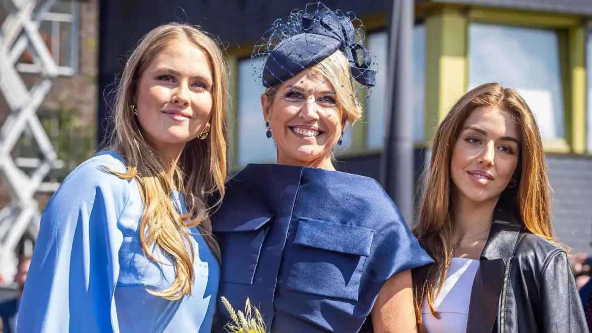 Maxima junto a dos de sus tres hijas. FOTO GENTILEZA WWW.HOLA.COM / © Getty Images