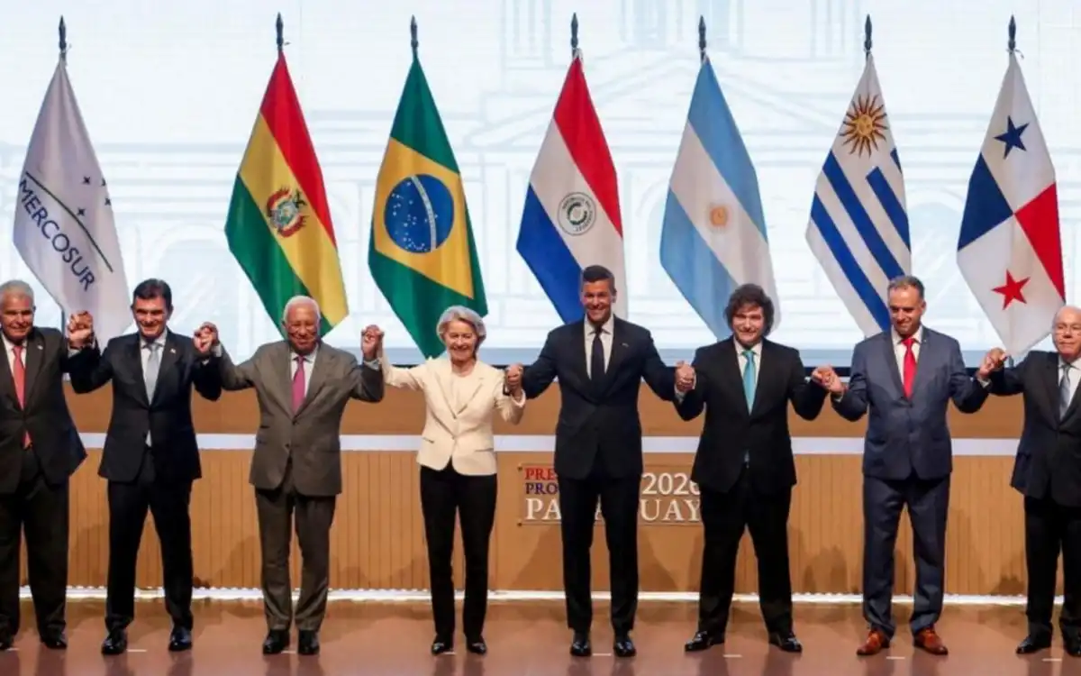 EN ASUNCIÓN. La UE y el Mercosur sellaron el pacto el 17 de enero.