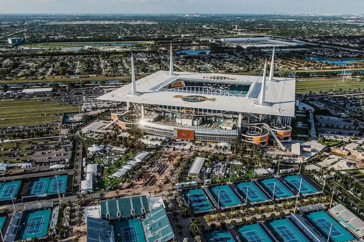 El Hard Rock Stadium es el epicentro del trazado.