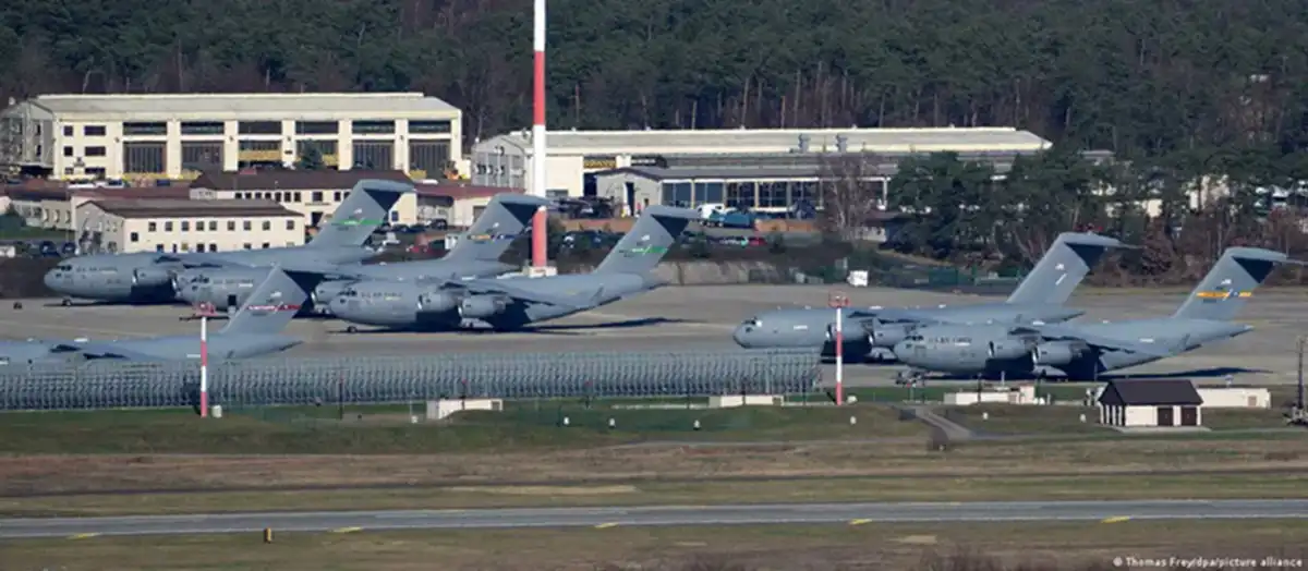 Base Ramstein. FOTO X @nupelonline