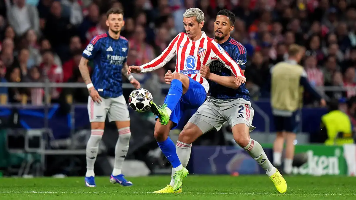 POR DETALLES. Así se definirá la semi entre Arsenal y Atlético de Madrid, que promete ser trabada.