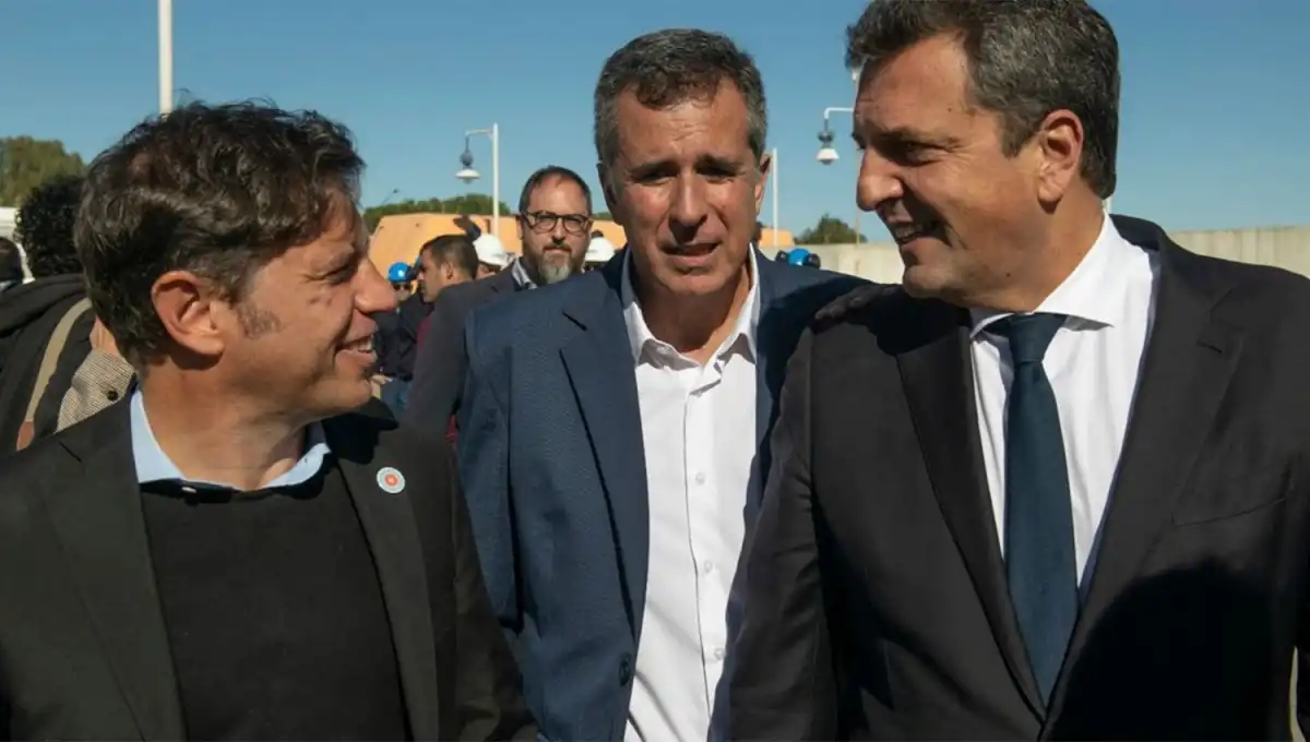 Axel Kiciloff y Sergio Massa.