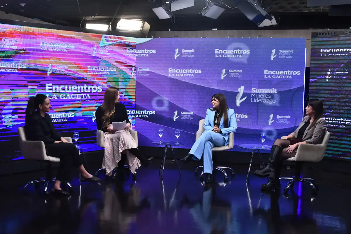 MUJERES LÍDERES. Gabriela Cabrera, María Valdez Naval y María Milagro Mahtuk participaron del panel en Encuentros LA GACETA y compartieron cómo hacen crecer sus empresas en un contexto desafiante.