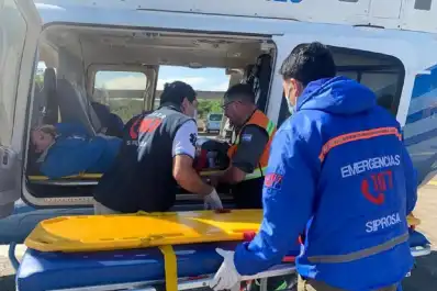 Cayó de un caballo en la alta montaña y debieron evacuarla en helicóptero