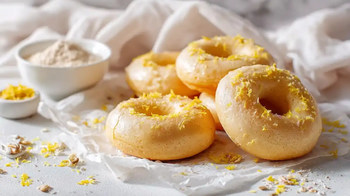 Donas de limón y yogur sin harina: la receta apta para diabéticos que es furor