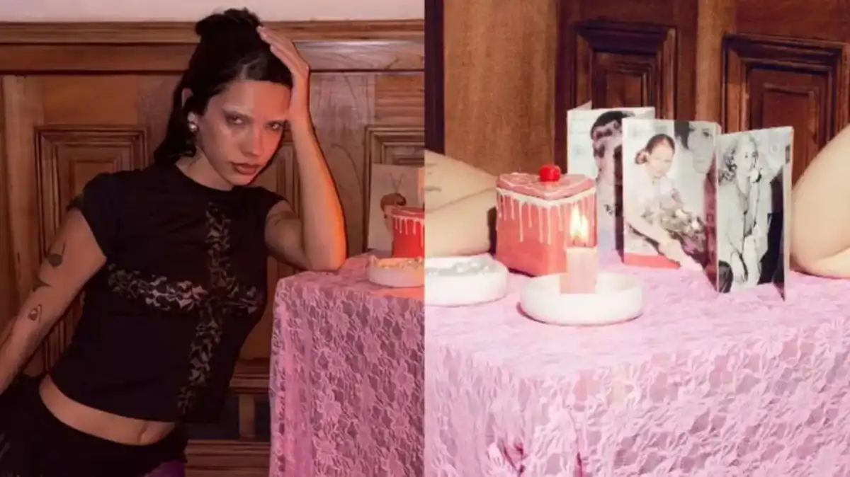Polémica en las redes: Morena Echarri promocionó su nueva colección de ropa con un altar de Eva Perón