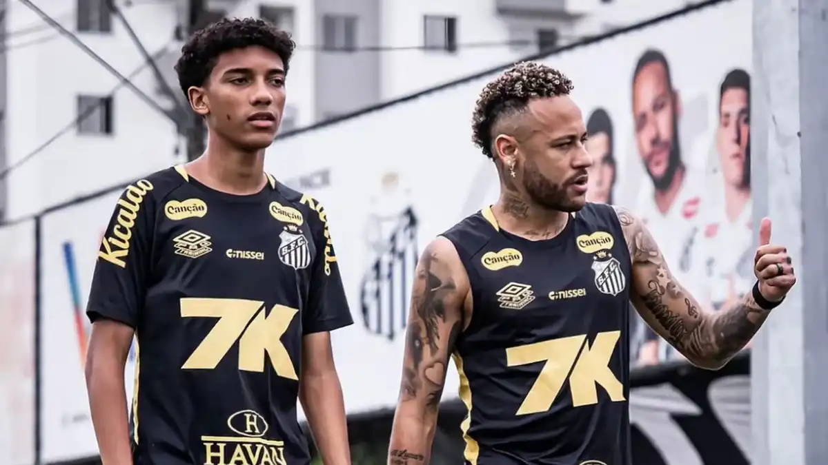 Por el escándalo con Neymar, Robinho Jr. fue a la justicia y pidió la rescisión de su contrato