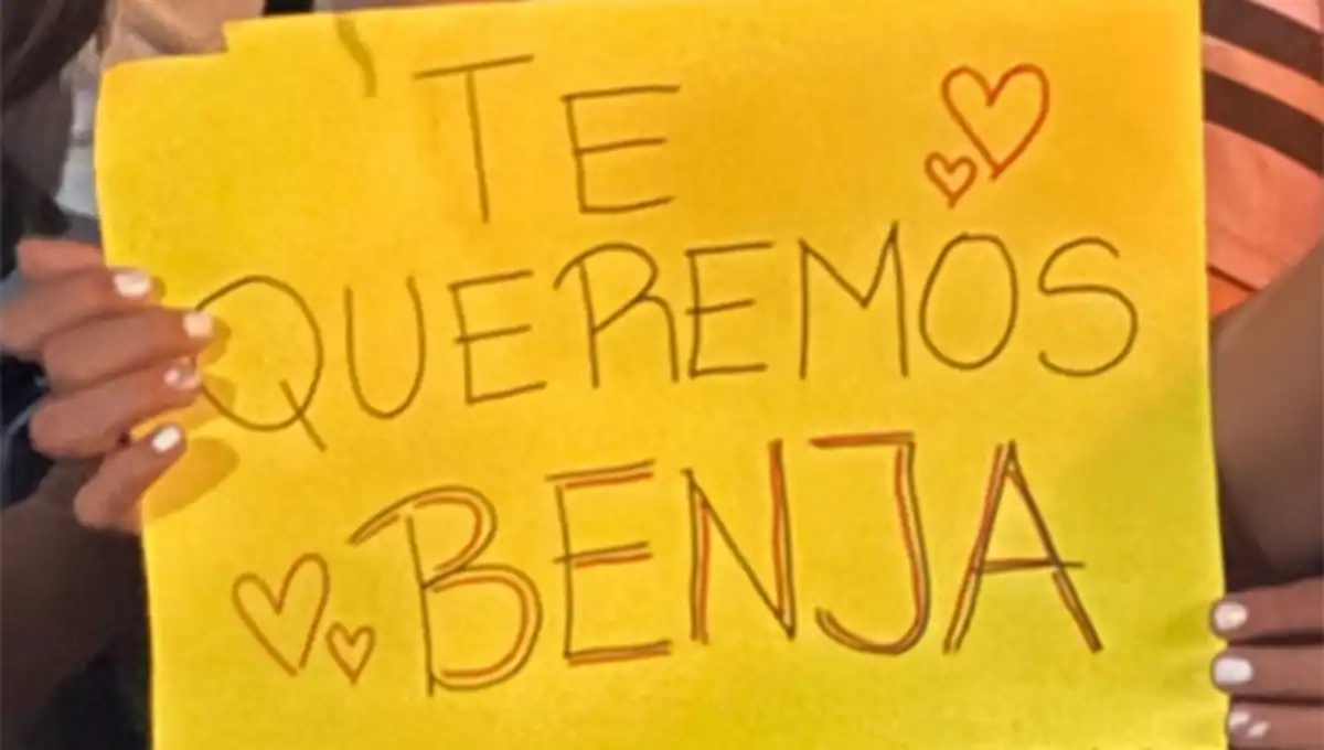 ACOMPAÑADO. Familiares y amigos pidieron una cadena de oración por la pronta recuperación de Benja.