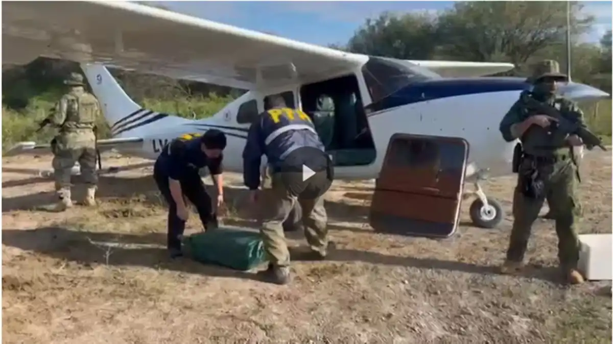 Santa Fe: con información de la DEA, interceptaron un avión con 400 kilos de cocaína