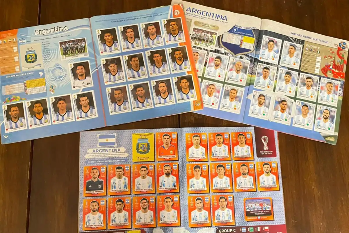 Colección de álbumes de Mundiales pasados