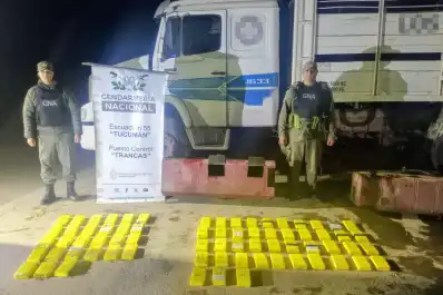 Hallaron más de 71 kilos de cocaína ocultos en el tanque de combustible de un camión en La Candelaria