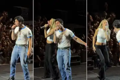 Tini Stoessel sorprendió en el show de los Jonas Brothers y emocionó a lo fans