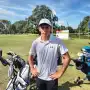 Vino desde Salta, soñó con ser profesional y hoy divide su vida entre el golf y la facultad
