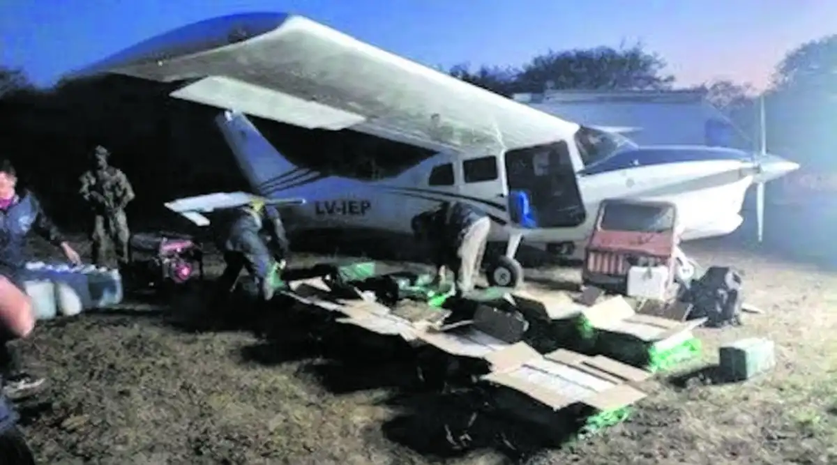 Otro caso de vuelo narco: con datos de la DEA secuestraron 400 kilos de cocaína en Santa Fe