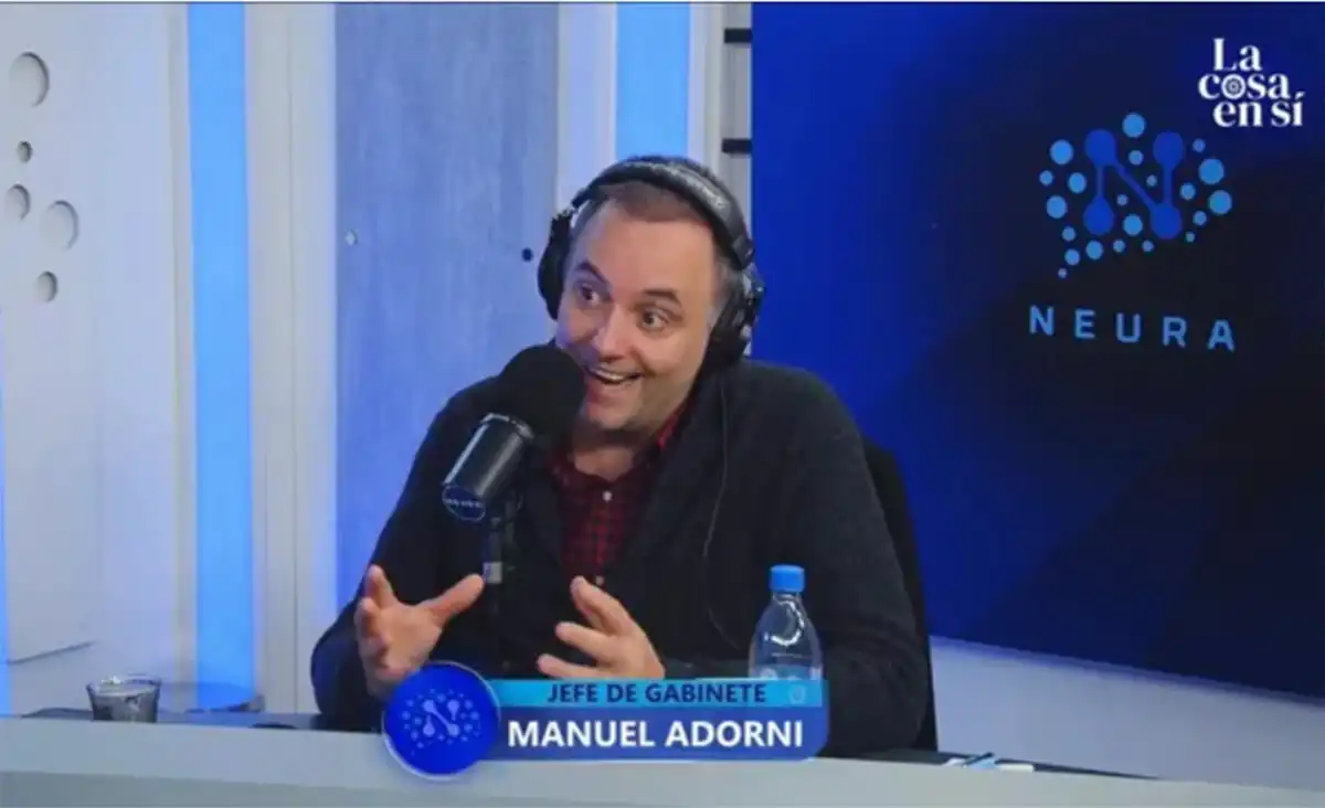 SIN PRECISIONES. Manuel Adorni evitó hablar sobre la causa de enriquecimiento ilícito.