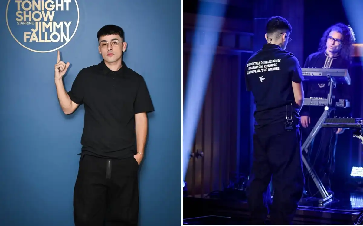 Así fue el show de Trueno en lo de Jimmy Fallon