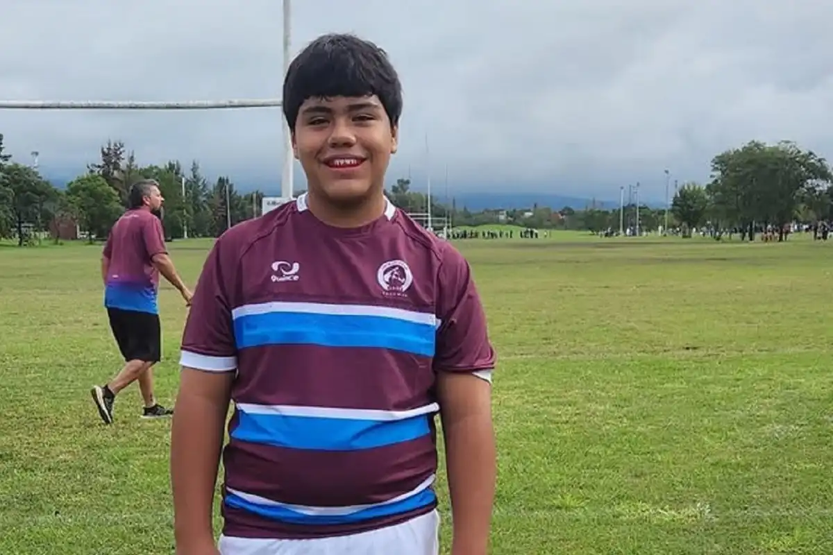 Benjamín, el niño de 12 años que sufrió el accidente el jueves pasado.